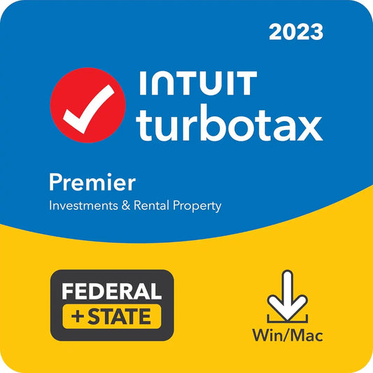 [Old Version] TurboTax – Premier 2023 Fed + E-file & State – Mac OS, Windows [Digital]