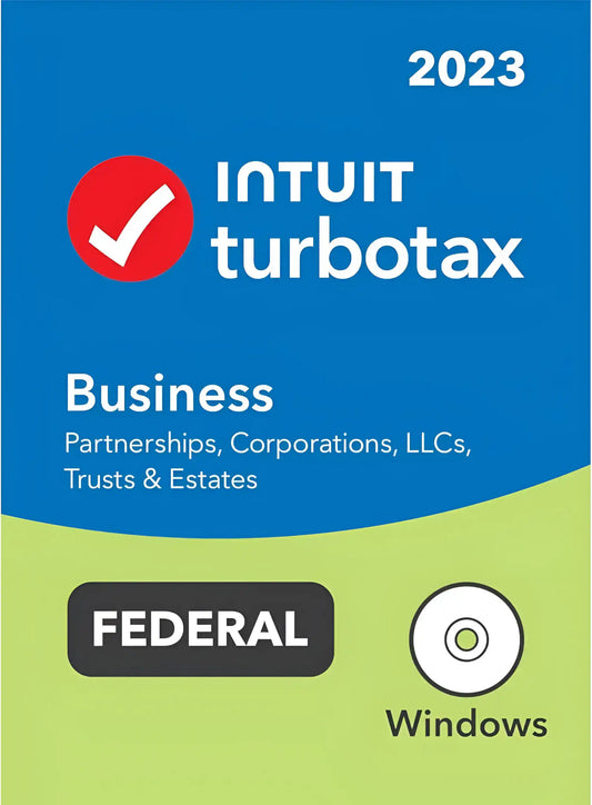 [Old Version] TurboTax – Business 2023 Federal Only + E-file – Windows [Digital]