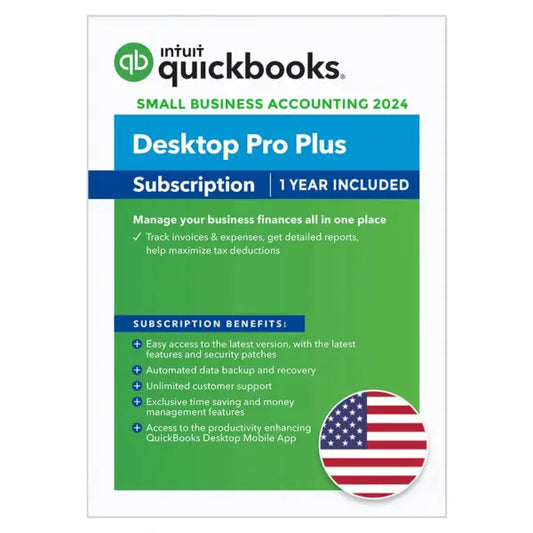 Quickbooks Desktop Pro Plus 2024 – 1 Year Subscription